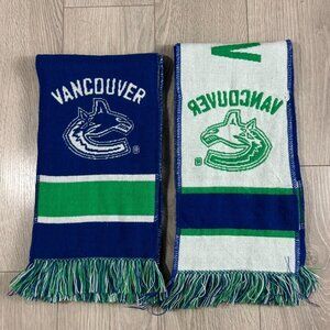 Vancouver Canucks Hockey NHL Set of 2 Scarves
